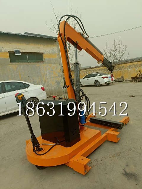 抚顺市自卸车厢随车吊 自制轮式四不像起重机 四驱平板吊 5吨 贵盛